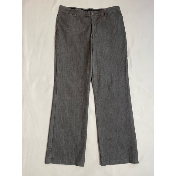 Lee Flex Motion Regular Fit Grey Trouser Pant Jeans Size 14 - Picture 2 of 10